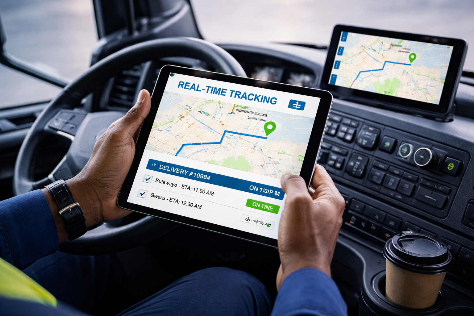 Driver using tracking technology